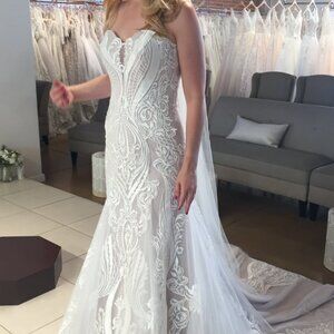 New - Never Worn - Wedding Dress - Madi Lane Roza ML3918